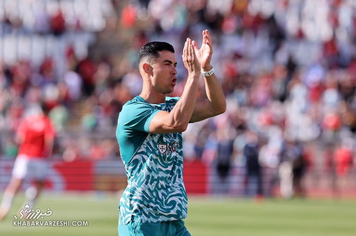 شال افتخار بر گردن رونالدو؛ دیدار CR7 با رئیسجمهور پرتغال +عکس