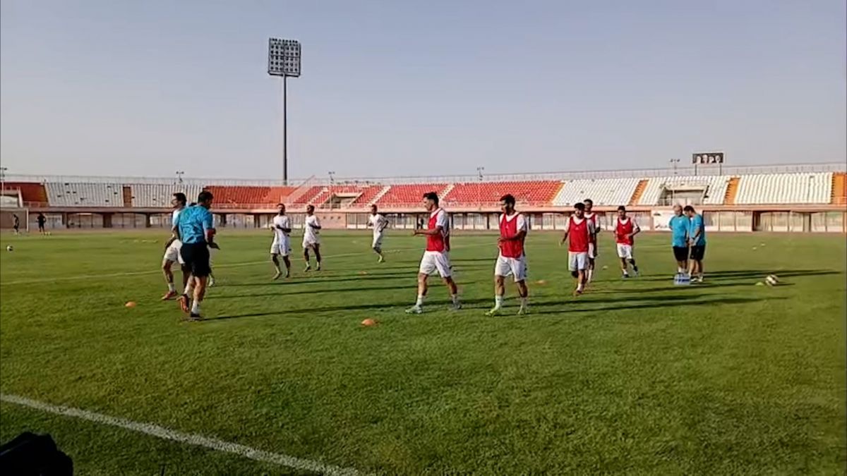 گرم کردن تیم نفت و گاز گچساران پیش از تقابل با مس کرمان