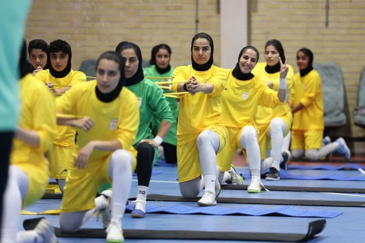 گزارش تصویری/ تمرین تیم ملی فوتسال بانوان