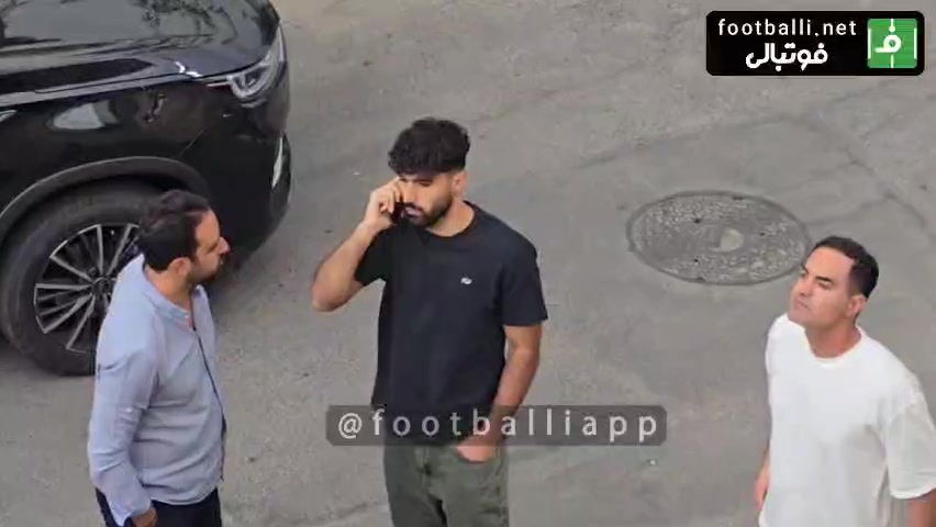 حضور سامان فلاح در ورزشگاه دستگردی