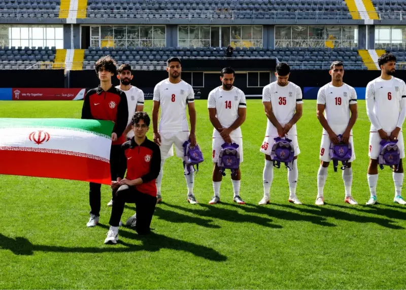 ایران با بازوبند مشکی در جام جهانی