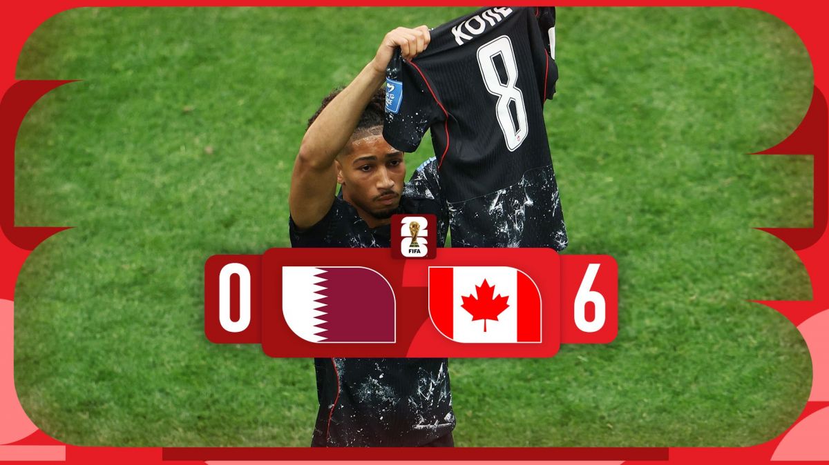 خلاصه بازی کانادا 6-0 قطر (هت تریک جاناتان دیوید)
