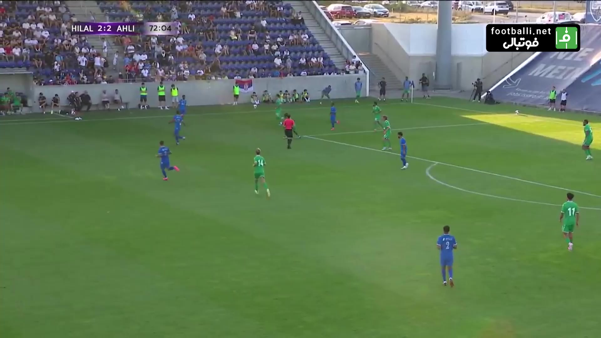 گل سوم الهلال به الاهلی قطر (متعب الحربی)