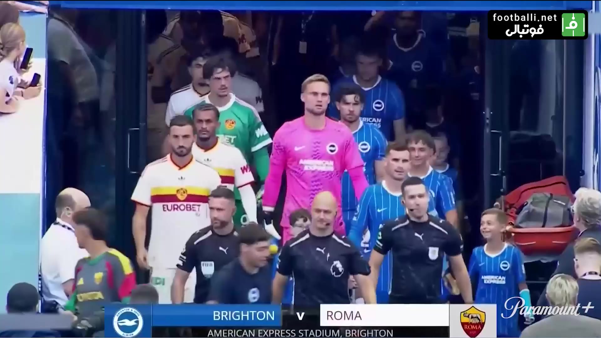 خلاصه بازی برایتون 3-0 رم