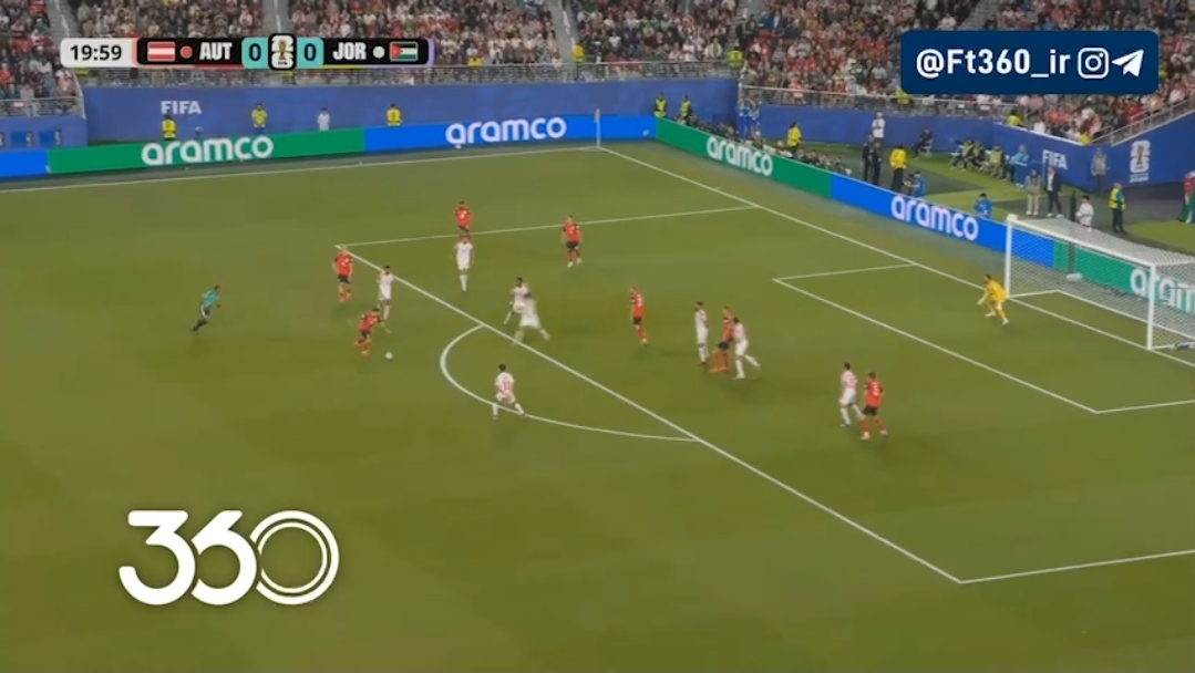 کاندید بهترین گل جام اتریش [۱]-۰ اردن ⚽️ اشمید ⏱️ دقیقه ۲۰