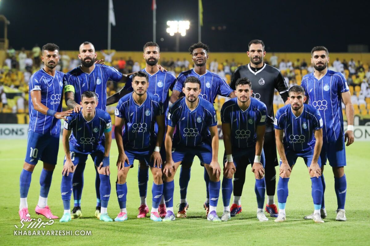 عکس تیمی استقلال مقابل الوصل
