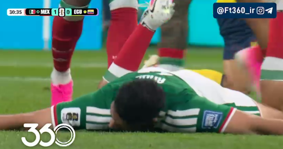 شوت دیدنی رائول مکزیک [۲]-۰ اکوادور ⚽️ خیمنز ⏱️ دقیقه ۳۱