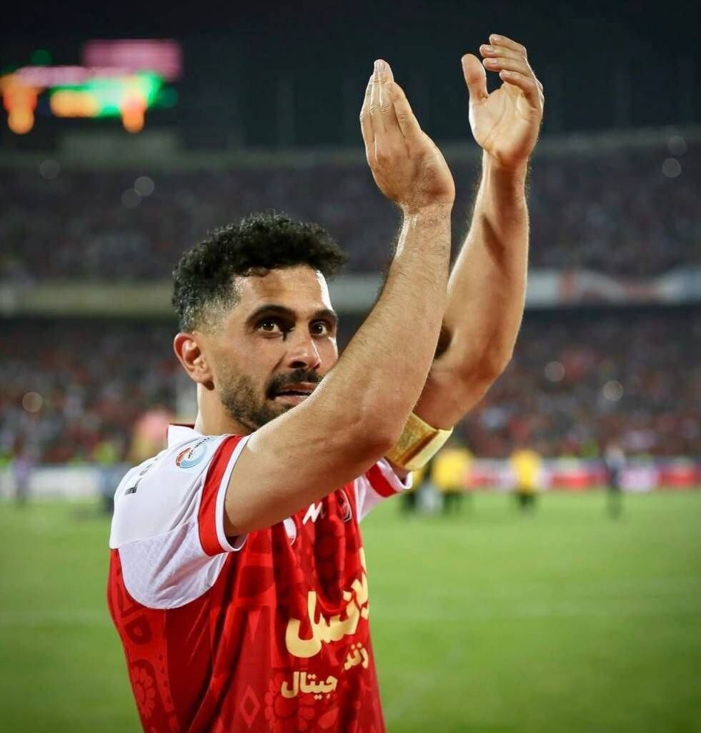 خداحافظی امید از پرسپولیس/ کاپیتان عالیشاه پیام داد +عکس