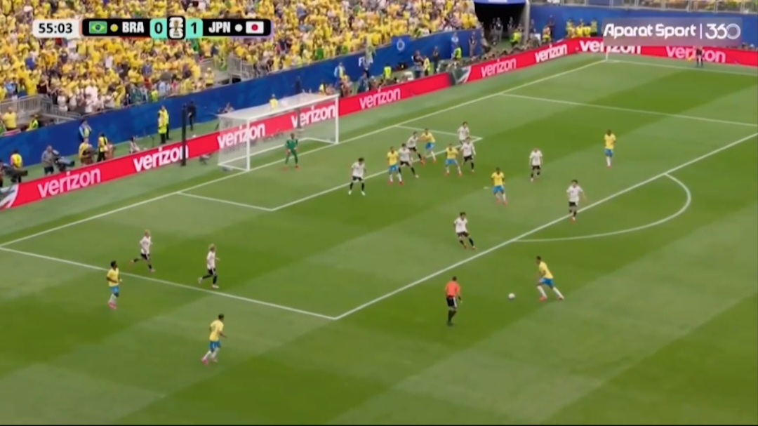 شم بالای گلزنی خودش رو نشون داد برزیل [۱]-۱ ژاپن ⚽️ کاسمیرو ⏱️ دقیقه ۵۶