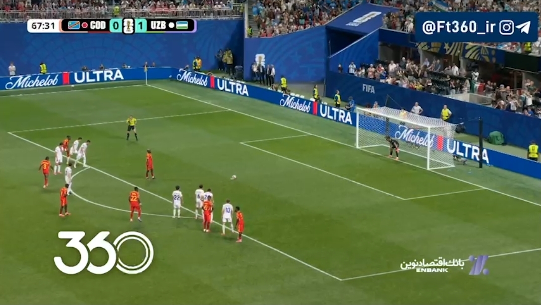 پنالتی‌ای که خوسانوف داد! کنگو [۱]-۱ ازبکستان ⚽️ ویسا ⏱️ دقیقه ۶۸