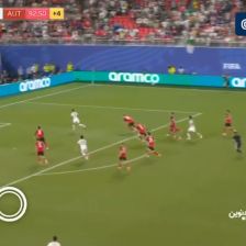 اتریش ۲-[۳] الجزایر ⚽️ محرز ⏱️ دقیقه ۳+۹۰