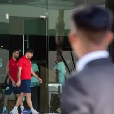 دیدار دوباره ملیپوشان با تاج و نبی در فرودگاه!