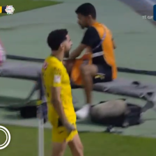 🔸 الخلیج [۱]-۰ النصر 🔸 ⚽️ ماسکارل 🔴 دقیقه ۱+۴۵