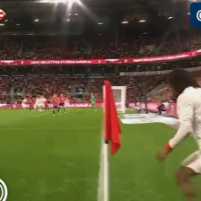 🔸 نروژ ۲-[۲] دانمارک 🔸 ⚽️ هویلوند 🔴 دقیقه ۶۰
