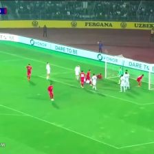 ویدیو| گل اول ایران به ازبکستان (گل به خودی)