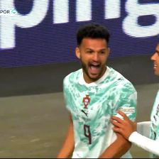 گل دوم پرتغال به نروژ (راموس روی اشتباه وحشتناک گلر)