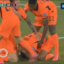 حرکت عالی سامرویل هلند [۱]-۰ مراکش ⚽️ خاکپو ⏱️ دقیقه ۷۲