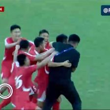 برد از دست شاگردان حدادی‌فر پرید کره شمالی [۱]-۱ ایران ⚽️ کانگ وی‌سونگ 🔴 دقیقه ۲+۹۰ ➕ مقدماتی زیر ۲۰ سال قهرمانی آسیا
