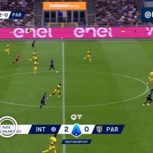 🔸 اینتر [۳]-۰ پارما🔸 ⚽️ تورام 🔴 دقیقه ۳۱