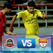 خلاصه بازی فولاد خوزستان 1-1 شمس آذر قزوین