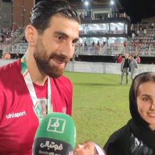 صحبت های کوروش ملکی دروازه بان نساجی و همسرش پس از جشن قهرمانی در لیگ یک