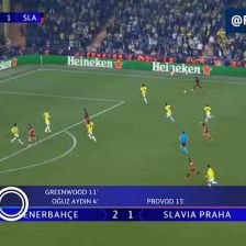 قطع‌توپ عالی 🔸 فنرباغچه ۲-[۲] اسلاویا پراگ 🔸 ⚽️ کاجور 🔴 دقیقه ۹۰