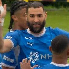 گل اول الهلال به اشتروم گراتس (کریم بنزما)