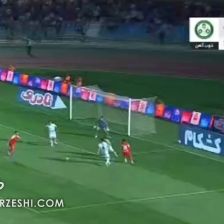 ویدیو| گل اول پرسپولیس به ذوب آهن (علی علیپور)