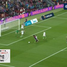 هت‌تریک از روی نقطه پنالتی 🔸 بارسلونا [۵]-۲ ریسینگ 🔸 ⚽️ رافینیا 🔴 دقیقه ۶۷