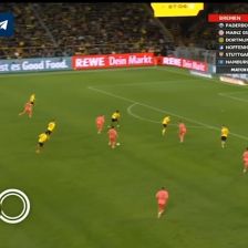 🔸 دورتموند ۲-[۱] وردربرمن 🔸 ⚽️ رییس 🔴 دقیقه ۸۶