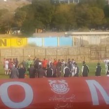 درگیری بازیکنان مس کرمان و مس رفسنجان در جریان بازی دو تیم