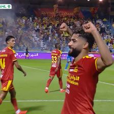 گل دوم القادسیه عربستان به الاهلی عربستان (محمد ابو الشمات)