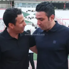 مراسم گل و‌ بلبل پیش از شروع پرسپولیس-تراکتور!