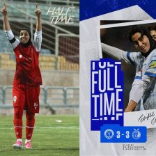 پرسپولیس مدعی قهرمانی شد و استقلال فاصله گرفت/ هتتریک سرخها در پیروزی و توقف آبیها