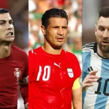 فاصله نجومی علی دایی با مسی و رونالدو!