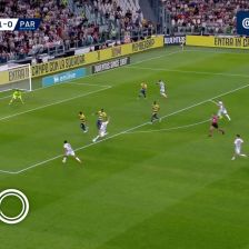 شلیک دقیق 🔸پارما ۰-[۲] یوونتوس 🔸 ⚽️ کوپمینرز 🔴 دقیقه ۸۷