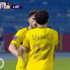 🔸 القادسیه ۲-[۱] الوصل 🔸 ⚽️ لئاندرو اسپاداسیو 🔴 دقیقه ۶+۹۰