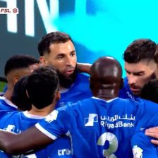 گل اول الهلال به الفیصلی عربستان (کریم بنزما)