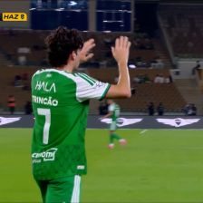 گل اول الاهلی عربستان به الحزم (ترینکائو)