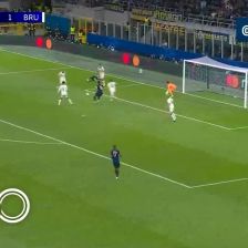 پاس زیبای دی‌مارکو 🔸 اینتر [۱]-۱ بروخه 🔸 ⚽️ لائوتارو مارتینز 🔴 دقیقه ۴۴