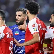 خنده آقاسی با یادگار خونین دربی (عکس)