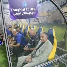 عمو بیژن در قطر جوان شد (عکس)