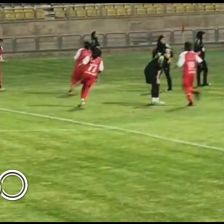 گل اول زنان پرسپولیس به آوا تهران توسط زهرا قنبری