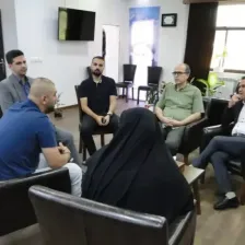 نشست مشترک مازیار و مدیران ملوان با فرماندار انزلی