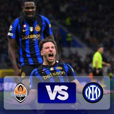 خلاصه بازی اینتر 1-0 شاختار