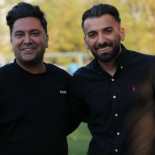 حضور هادی حبیبی‌نژاد در تمرین چادرملو