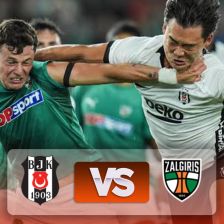 خلاصه بازی کاونو ژالگیریس 1-0 بشیکتاش (پلی اف لیگ اروپا)