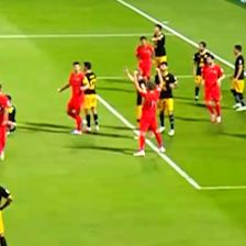 گل مردود سردار آزمون برای شباب الاهلی مقابل تراکتور