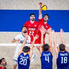 شکست سنگین تیم ملی والیبال ایران مقابل آمریکا
